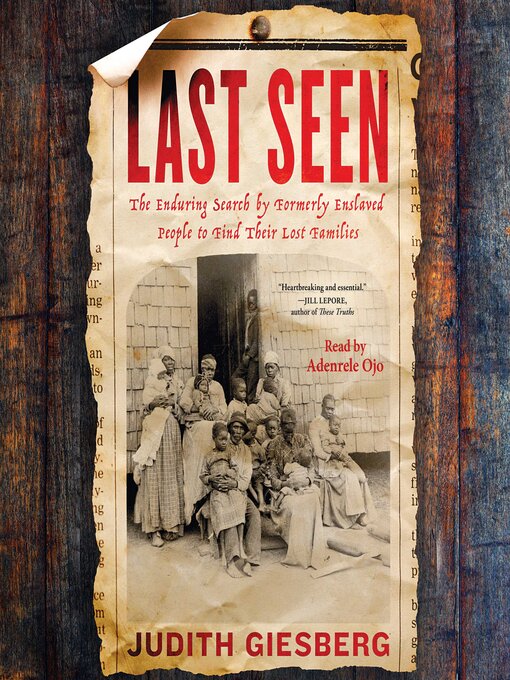 Title details for Last Seen by Judith Giesberg - Available